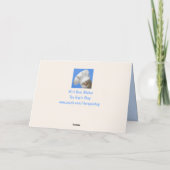 Lazy Cat en Cheeseburger Birthday Kaart (Achterkant)