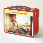 Lazy Cat Feline Metal Box (Voorkant)
