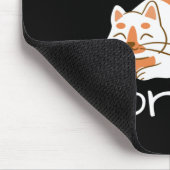 Lazy Cat, ik doe geen ochtenden Muismat (Hoek)