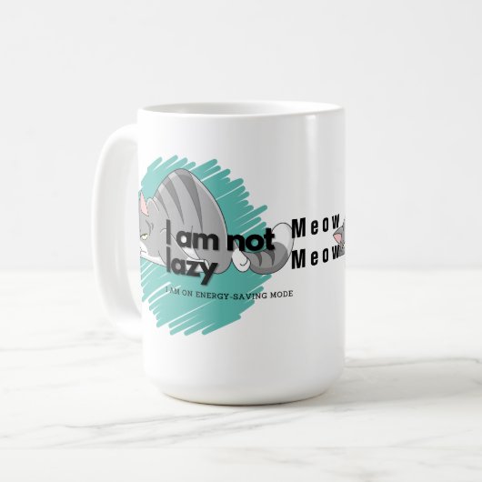 Lazy Cat Koffiemok (Voorkant links)