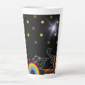 Lazy cat latte mok (Voorkant)