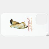 Lazy Cat Lover Funny Cute Cat Case-Mate iPhone Case (Achterkant (horizontaal))