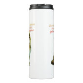 Lazy Cat Lover Funny Cute Cat Thermosbeker (Achterkant)