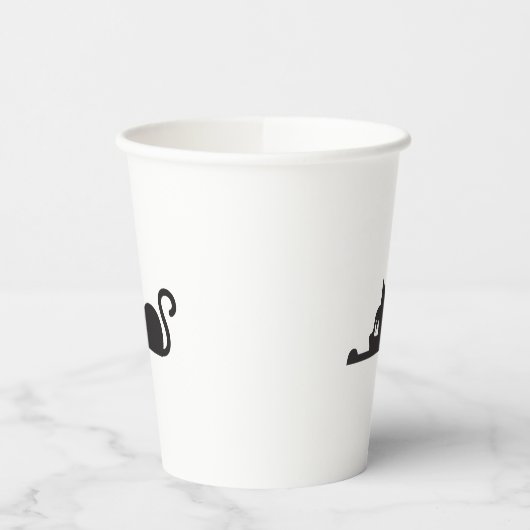 Lazy Cat Papieren Bekers (Links)