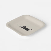 Lazy Cat Papieren Bordje (Gebogen)