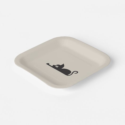 Lazy Cat Papieren Bordje (Gebogen)