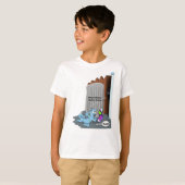 Lazy Cat Shadow T-shirt (Voorkant volledig)