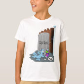 Lazy Cat Shadow T-shirt (Voorkant)