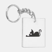 Lazy Cat Sleutelhanger (Voorkant Links)