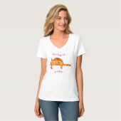 Lazy Cat T-shirt (Voorkant volledig)
