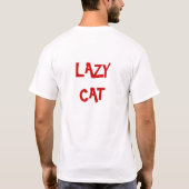 Lazy Cat T-shirt (Achterkant)