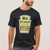 Lazy Costume T - shirts Soy Sauce Bottle (Voorkant)