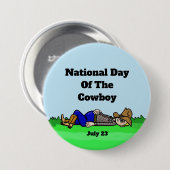 Lazy Cowboy Button (Voorkant /achterkant)