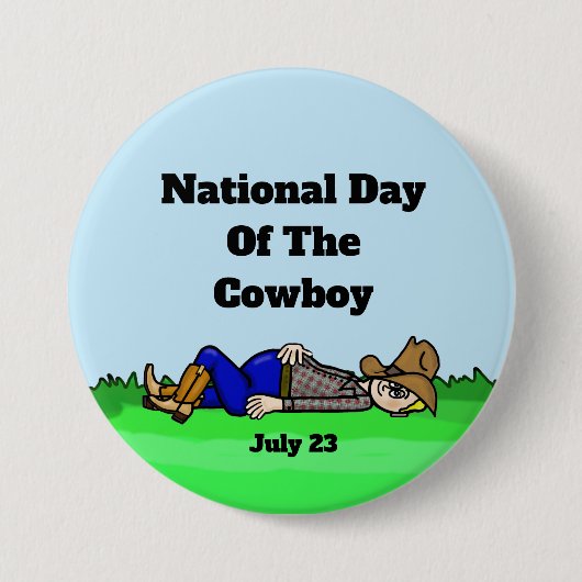 Lazy Cowboy Button (Voorkant)