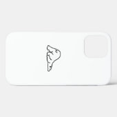Lazy Cute Polar Beer Dierenvriend Case-Mate iPhone Case (Achterkant (horizontaal))