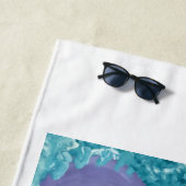 Lazy Dachshund on a Float Strandlaken (In situ)