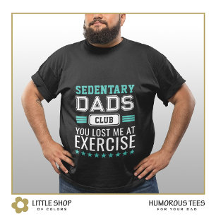 Lazy Dads Club Varsity Stijl  T-shirt