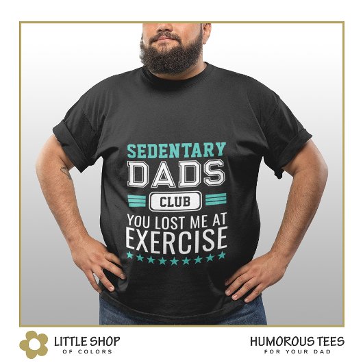 Lazy Dads Club Varsity Stijl  T-shirt