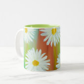 Lazy Daisy Day Tweekleurige Koffiemok (Voorkant links)