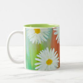 Lazy Daisy Day Tweekleurige Koffiemok