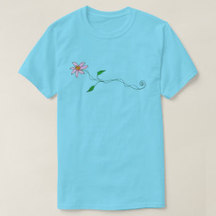 Lazy Daisy Funky Abstracte Kunst om te Draag T-shirt