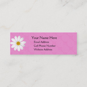 Lazy Daisy Skinny Profile Card Mini Visitekaartje