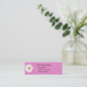 Lazy Daisy Skinny Profile Card Mini Visitekaartje (Staand voorkant)