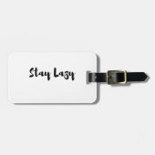 Lazy Day Bliss Bagagelabel (Voorkant horizontaal)