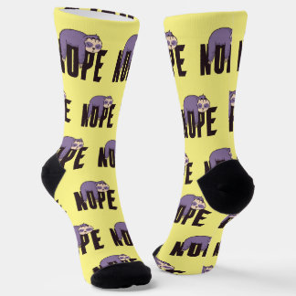 Lazy Day Luiaard - "Nope" - Voor Luiaards Sokken