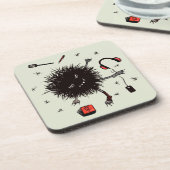 Lazy Day Relax Monster en DayDream Bier Onderzetter (Linkerzijde)