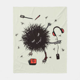 Lazy Day Relax Monster en DayDream Fleece Deken