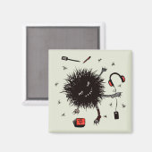 Lazy Day Relax Monster en DayDream Magneet (Voorkant / Achterkant)