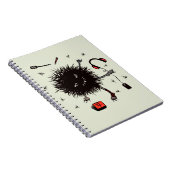 Lazy Day Relax Monster en DayDream Notitieboek (Rechterzijde)