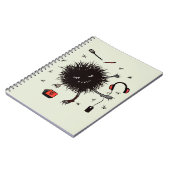 Lazy Day Relax Monster en DayDream Notitieboek (Linkerzijde)