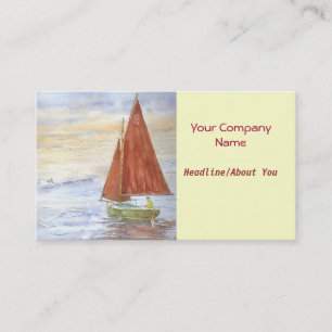 'Lazy-day Sail'-profielkaart Visitekaartje