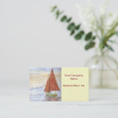 'Lazy-day Sail'-profielkaart Visitekaartje (Staand voorkant)