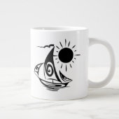 Lazy Day Sailing Grote Koffiekop (Rechts)