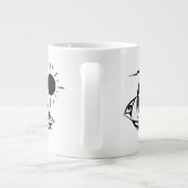 Lazy Day Sailing Grote Koffiekop (Achterkant)