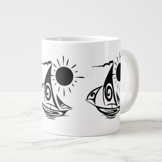 Lazy Day Sailing Grote Koffiekop (Voorkant rechts)