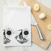 Lazy Day Sailing Theedoek (Quarter Fold)