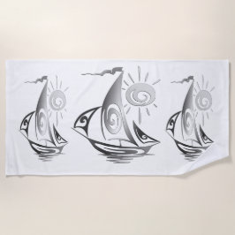 Lazy Day Sailing White Strandlaken