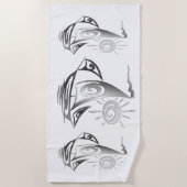 Lazy Day Sailing White Strandlaken (Voorkant)