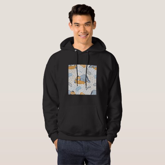 Lazy Day Sloth Hoodie (Voorkant volledig)
