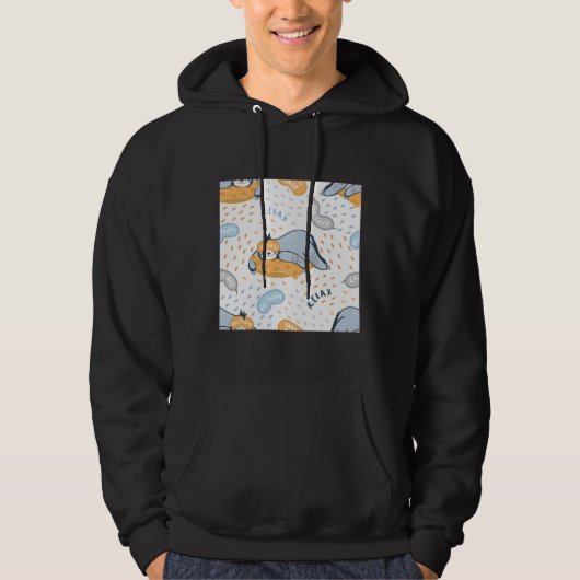 Lazy Day Sloth Hoodie (Voorkant)