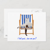 Lazy Day's Briefkaart (Voorkant / Achterkant)