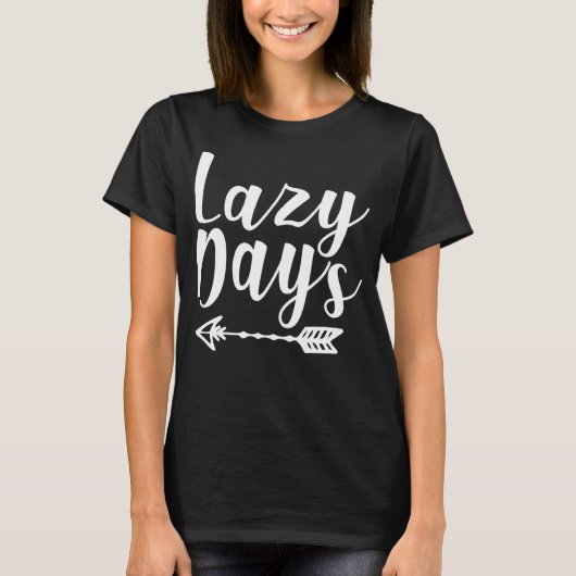 Lazy Days Graphic T-shirt (Voorkant)