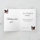 Lazy Days Kangaroo, Thinking of You Kaart (Binnen)