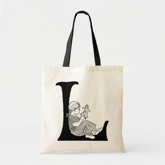 Lazy Days Letter 'L' - Bag Tote Bag (Voorkant)