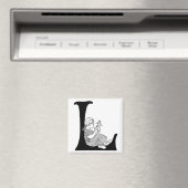 Lazy Days Letter 'L' - Magneet (Insitu (Vaatwasser))