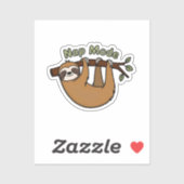 Lazy Days - Relaxing Luiaard Sticker (Vel)